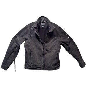 Kuhl Burr Jacket Vintage Patina Dye Large Dark Green Hiking Barn Chore Canvas